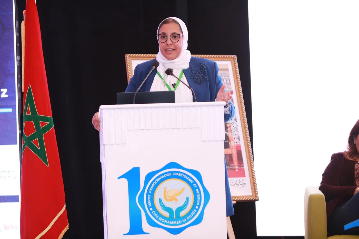 Dr Sonia Abahou intervenant au CHU Mohammed VI d’Oujda