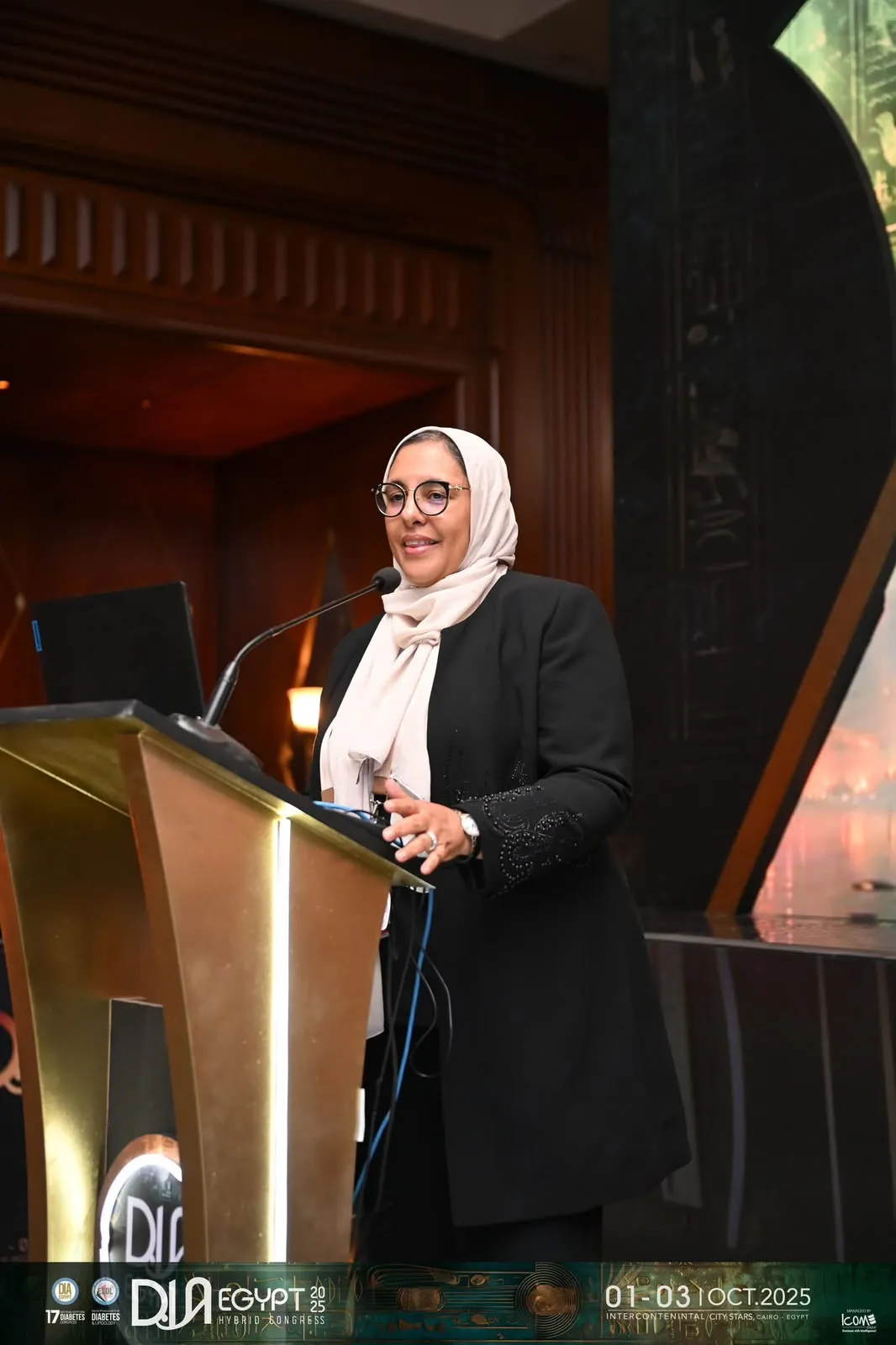 Dr Sonia Abahou conférencière au congrès DIA Egypt 2025 au Caire